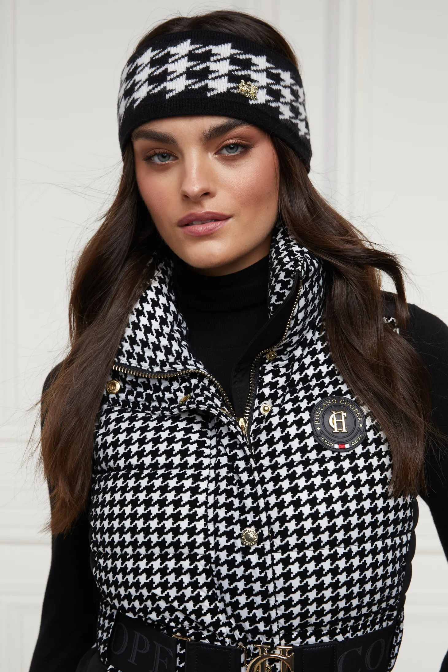 Heritage Headband (Houndstooth)