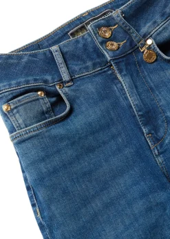High Rise Flared Jean (Denim)