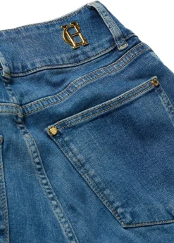 High Rise Flared Jean (Denim)