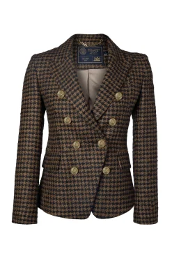 Knightsbridge Blazer (Chocolate Houndstooth)