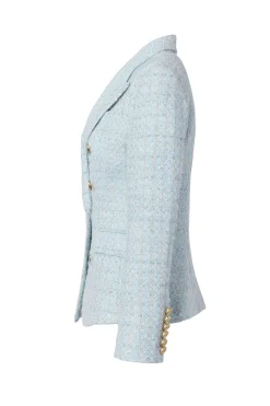 Knightsbridge Blazer (Sky Blue Boucle)
