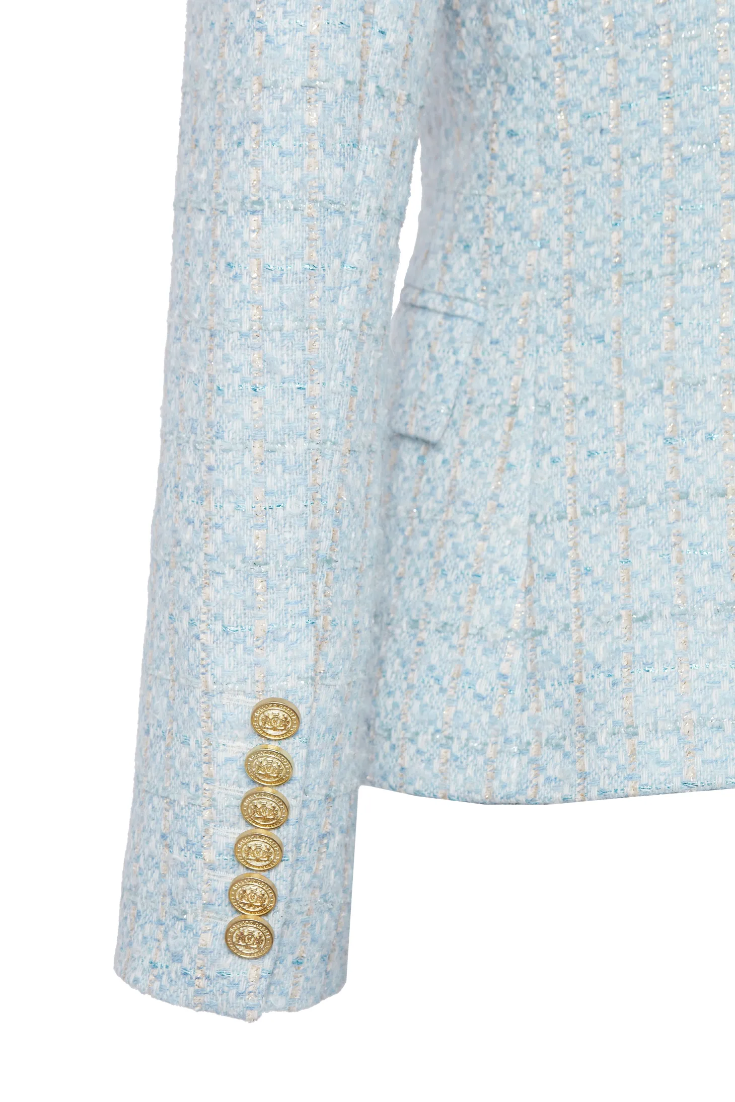 Knightsbridge Blazer (Sky Blue Boucle)