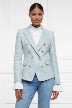 Knightsbridge Blazer (Sky Blue Boucle)