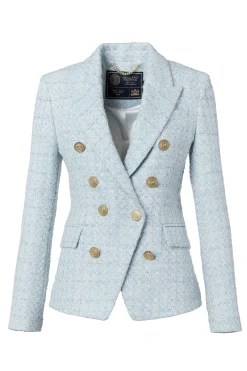 Knightsbridge Blazer (Sky Blue Boucle)