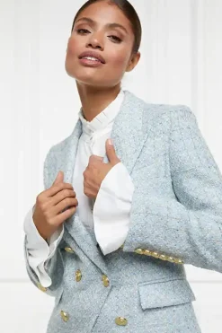 Knightsbridge Blazer (Sky Blue Boucle)