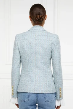 Knightsbridge Blazer (Sky Blue Boucle)