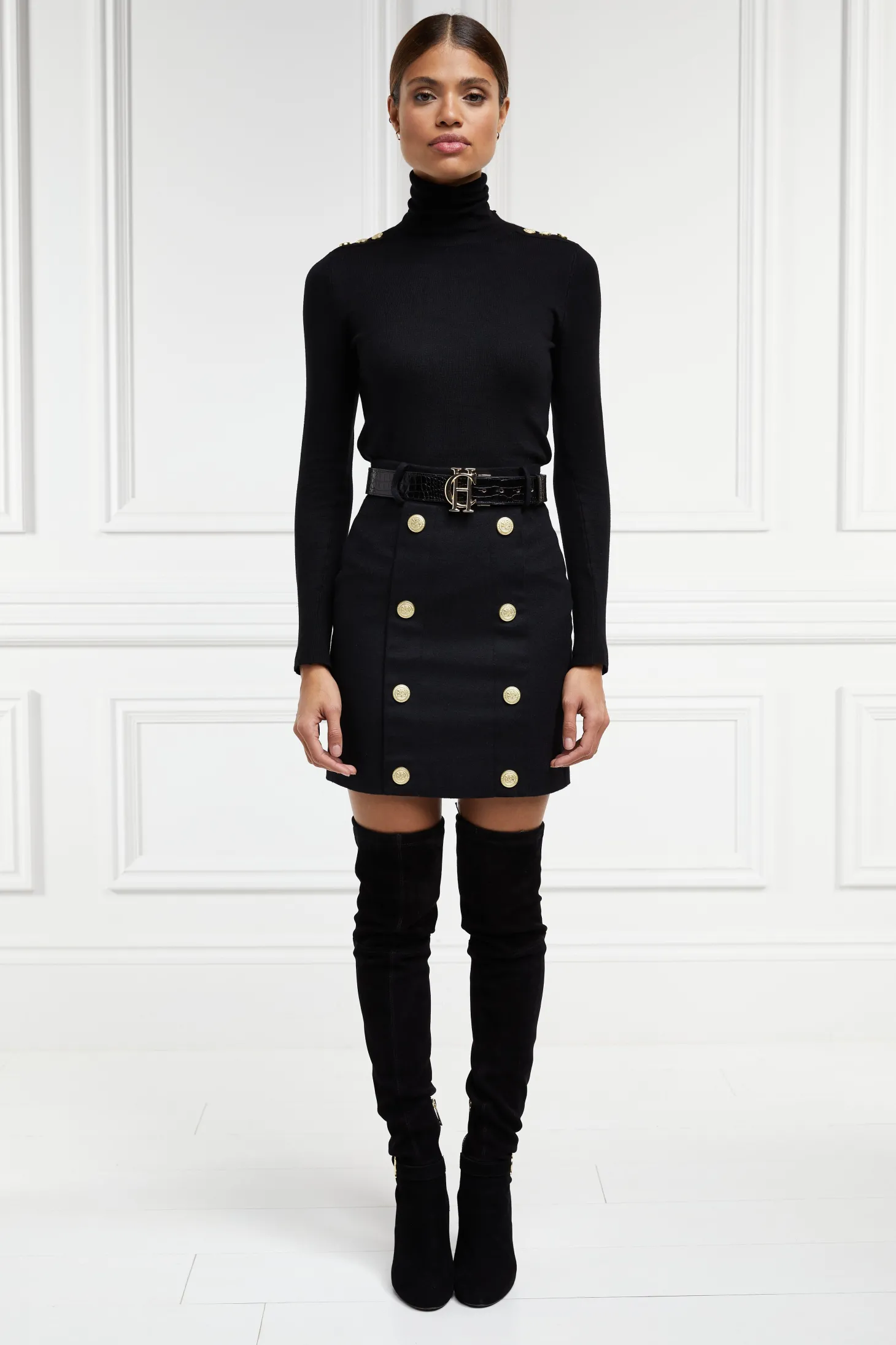 Knightsbridge Skirt (Soft Black)