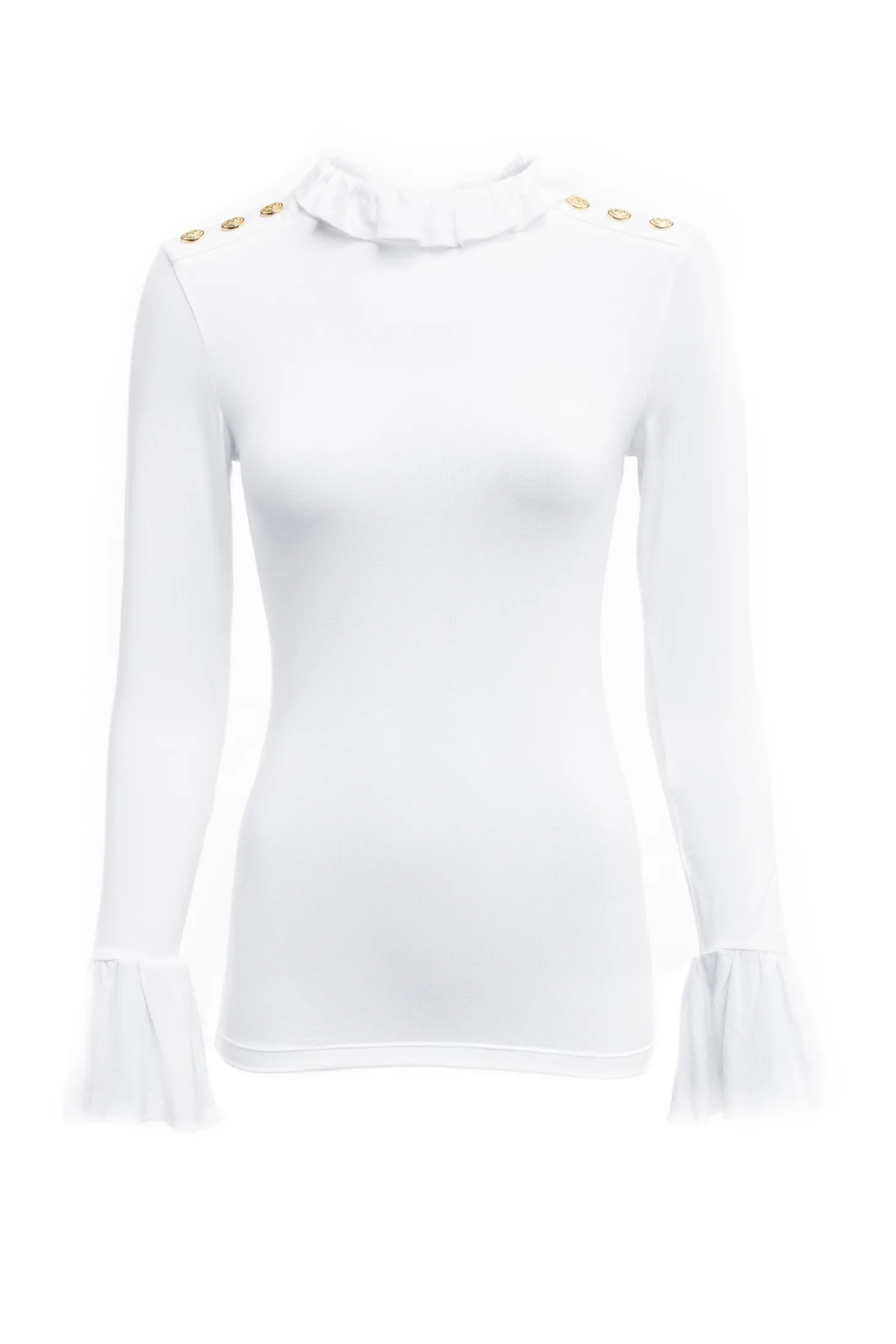 Lilibet Jersey Tee (White)