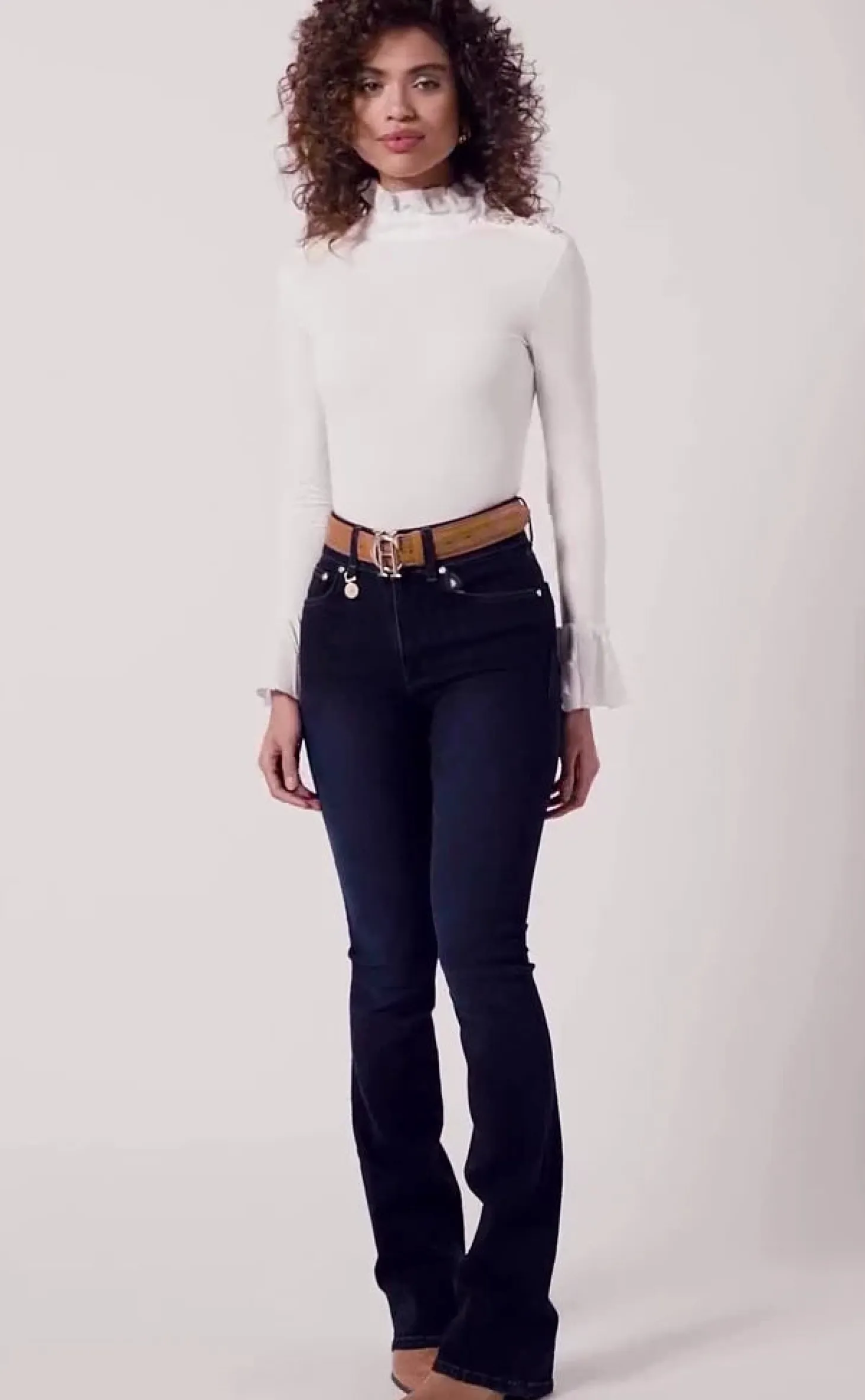 Lilibet Jersey Tee (White)