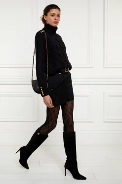 Lucia Roll Neck Knit (Black)