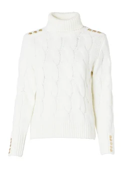 Lucia Roll Neck Knit (Natural)