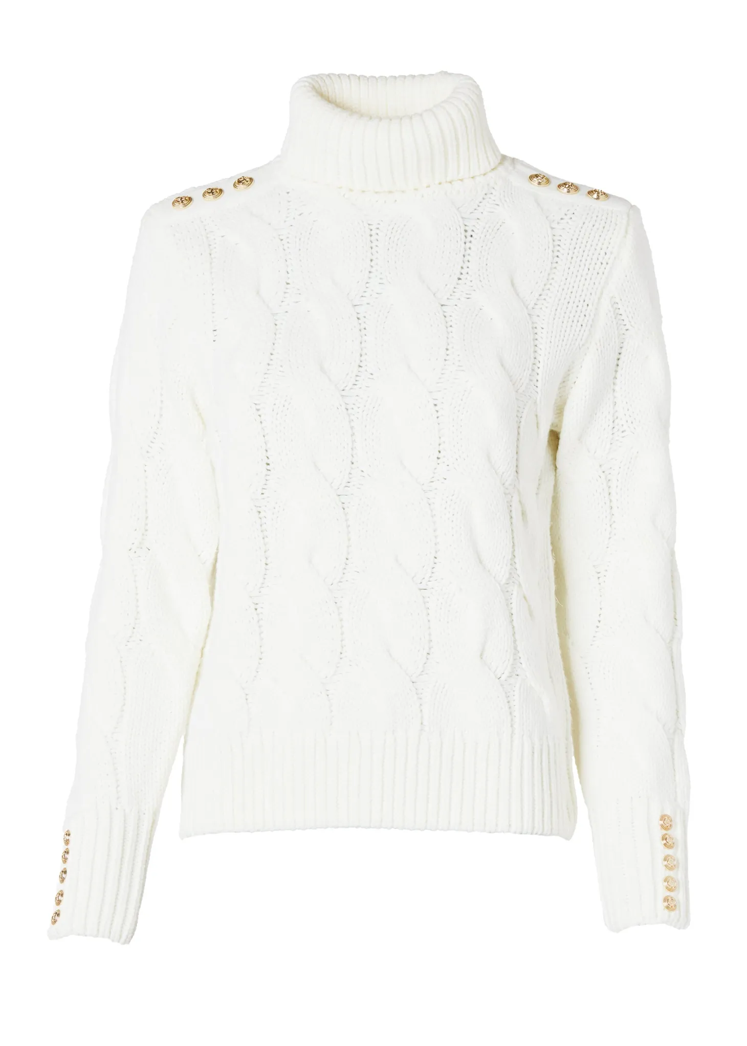 Lucia Roll Neck Knit (Natural)