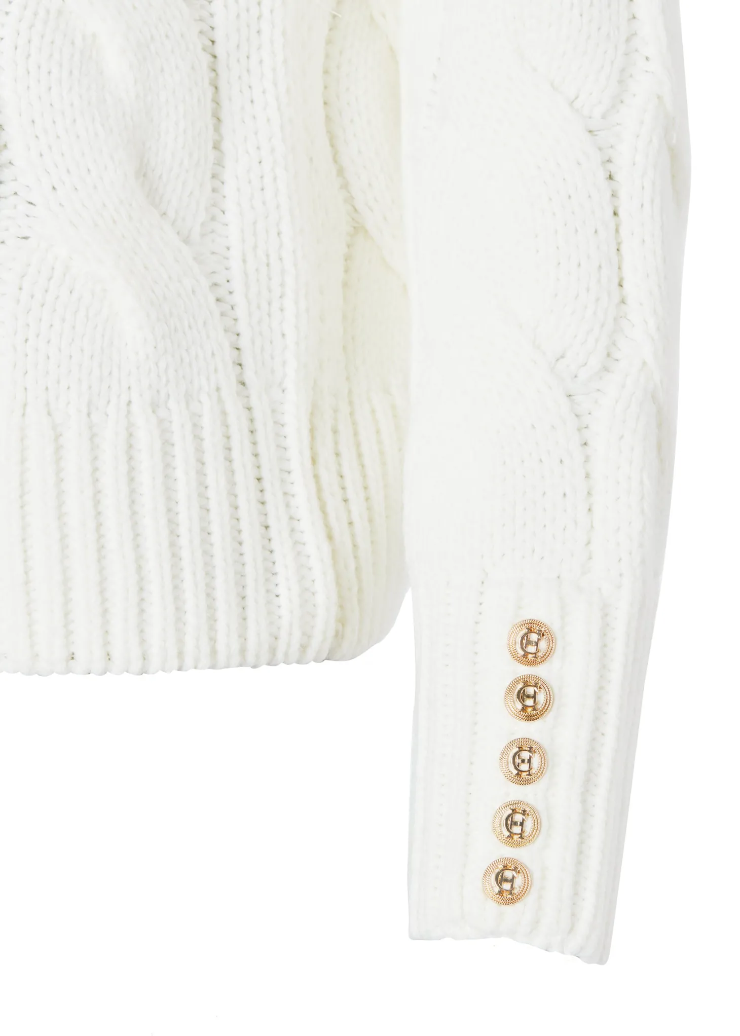 Lucia Roll Neck Knit (Natural)