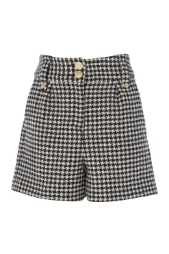 Luxe Tailored Short (Houndstooth)
