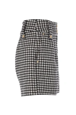 Luxe Tailored Short (Houndstooth)