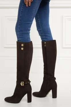 Marlborough Knee Boot (Chocolate)