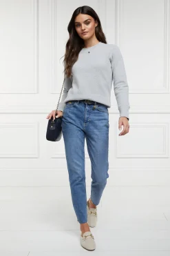 Monogram Crew Neck Sweat (Grit Marl)