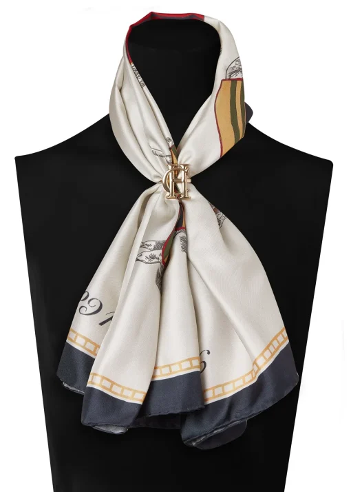 Nine Horse Silk Scarf (Nine Horse)
