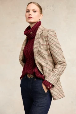 Noveli Cable Knit (Wine)