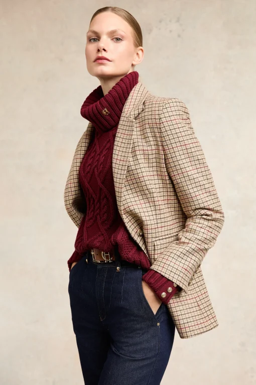 Noveli Cable Knit (Wine)