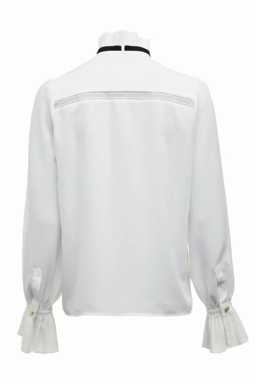 Olivia Tie Shirt (White)