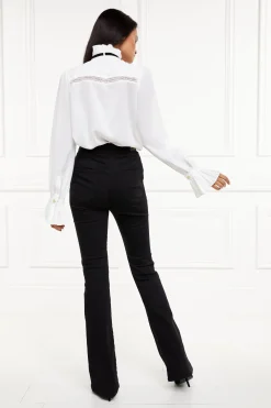 Olivia Tie Shirt (White)
