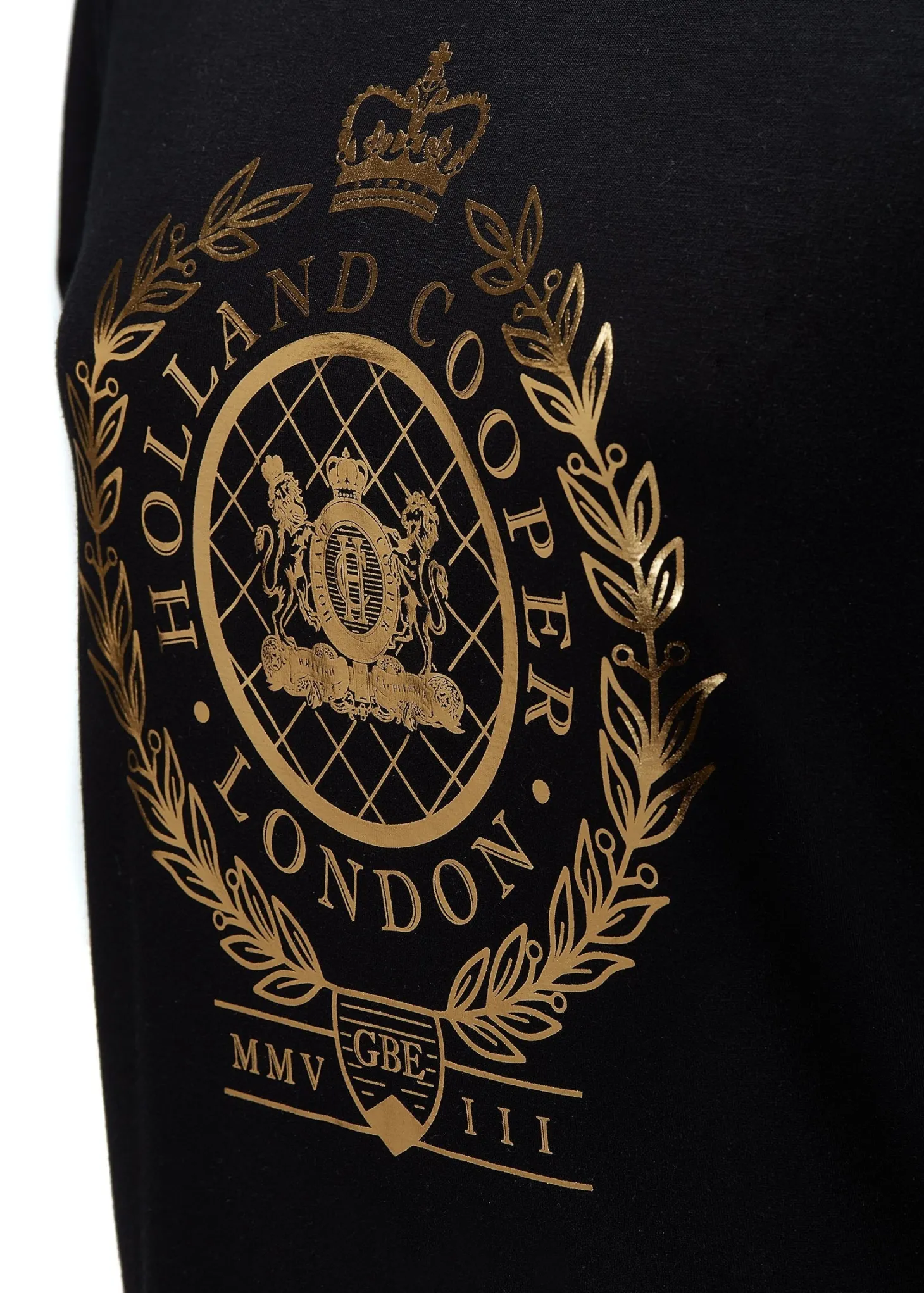 Ornate Crest Tee (Black)