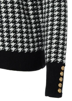 Panel Crew Neck Knit (Black)