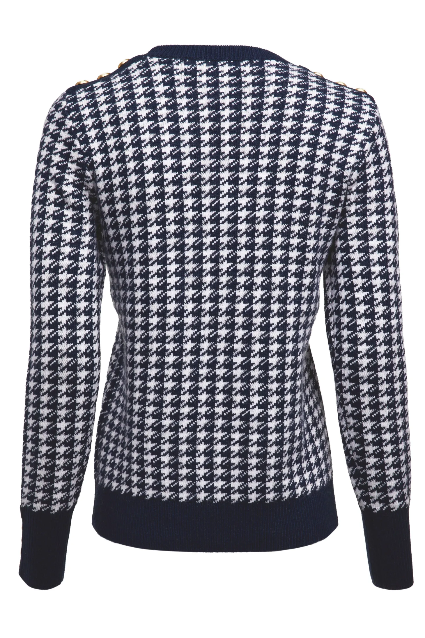 Panel Crew Neck Knit (Ink Navy)