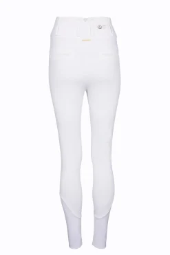 Premium Competition High Rise Breeches (White)