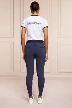 Premium Mid Rise Breeches (Yale Blue)