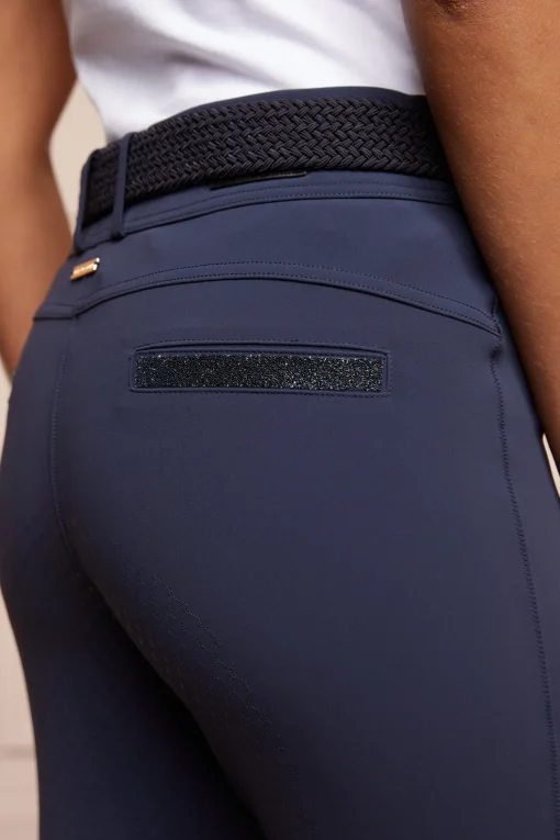 Premium Mid Rise Breeches (Yale Blue)