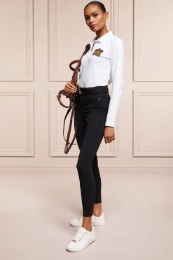 Premium Mid Rise Breeches (Black)