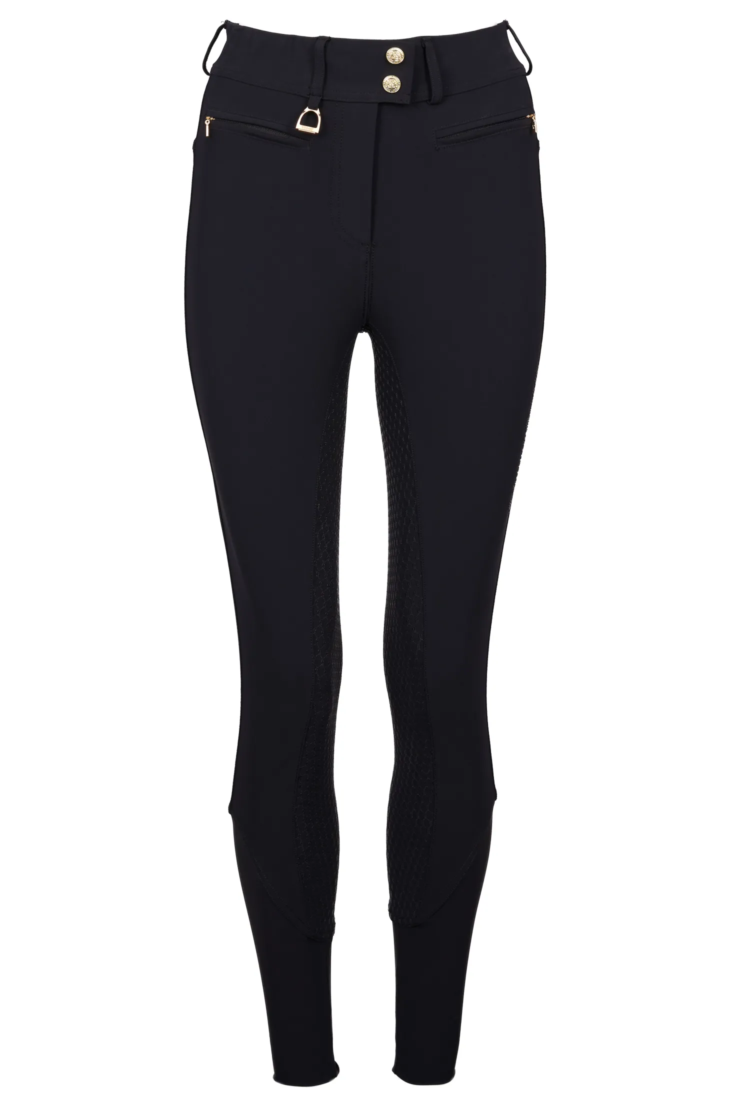 Premium Mid Rise Breeches (Black)