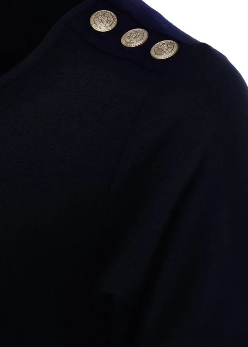 Relax Fit Crew Neck Tee (Ink Navy)
