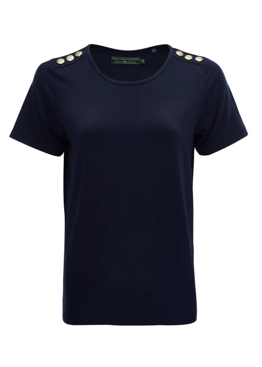 Relax Fit Crew Neck Tee (Ink Navy)