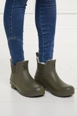 Rubber Chelsea Boot (Matte Green Gunmetal)