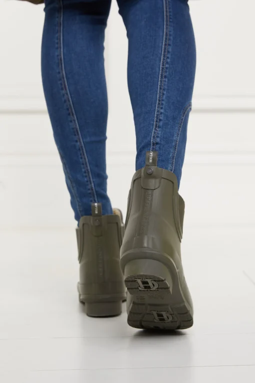 Rubber Chelsea Boot (Matte Green Gunmetal)