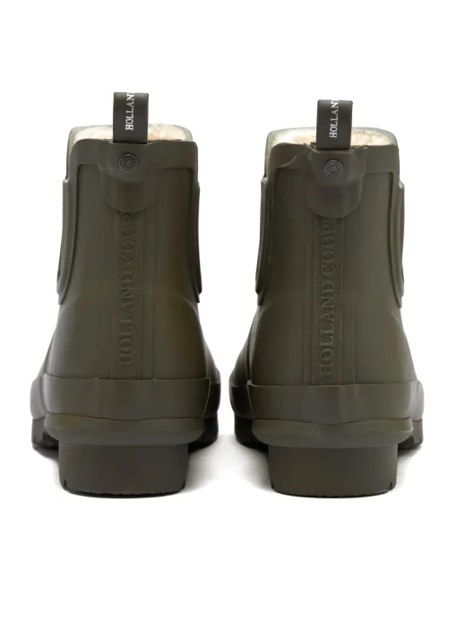 Rubber Chelsea Boot (Matte Green Gunmetal)