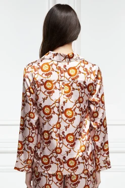 Silk Pyjama Shirt (Blush)