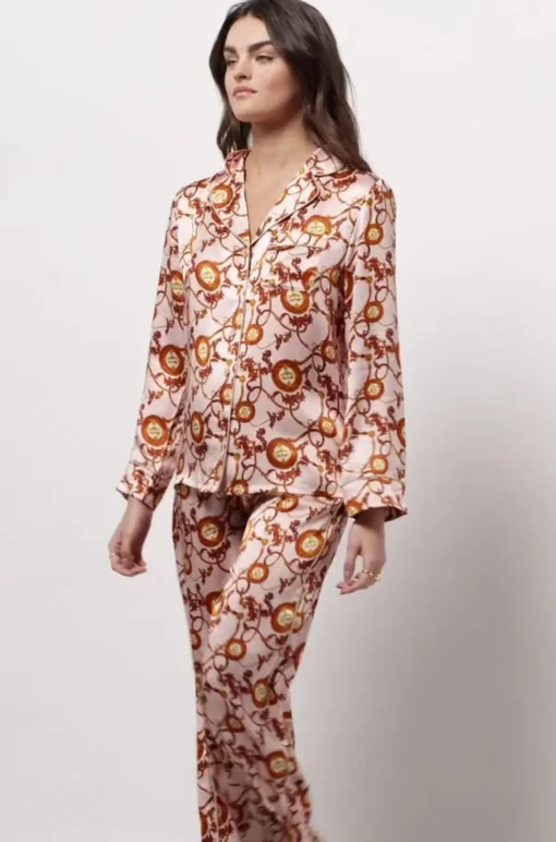 Silk Pyjama Shirt (Blush)