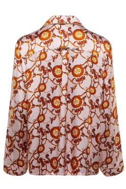 Silk Pyjama Shirt (Blush)