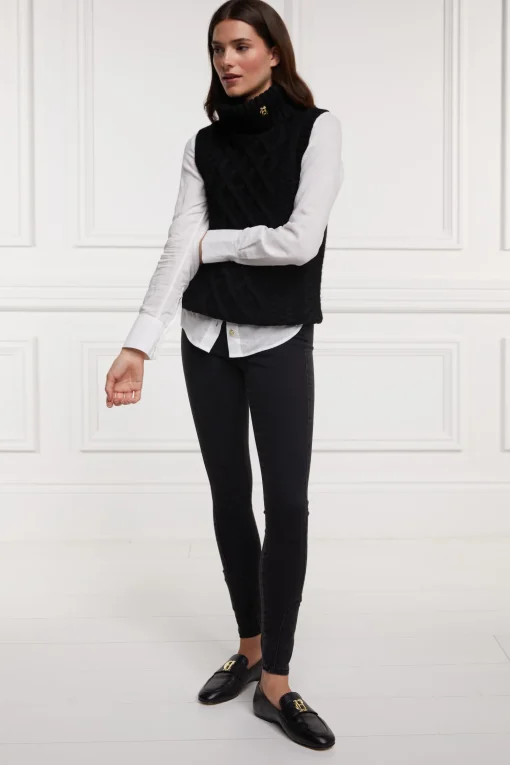 Sleeveless Knit (Black)