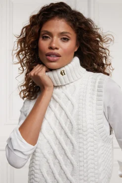 Sleeveless Knit (Oyster)