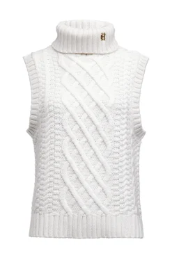 Sleeveless Knit (Oyster)
