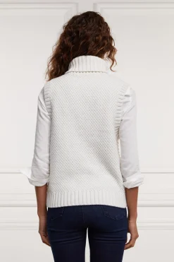 Sleeveless Knit (Oyster)