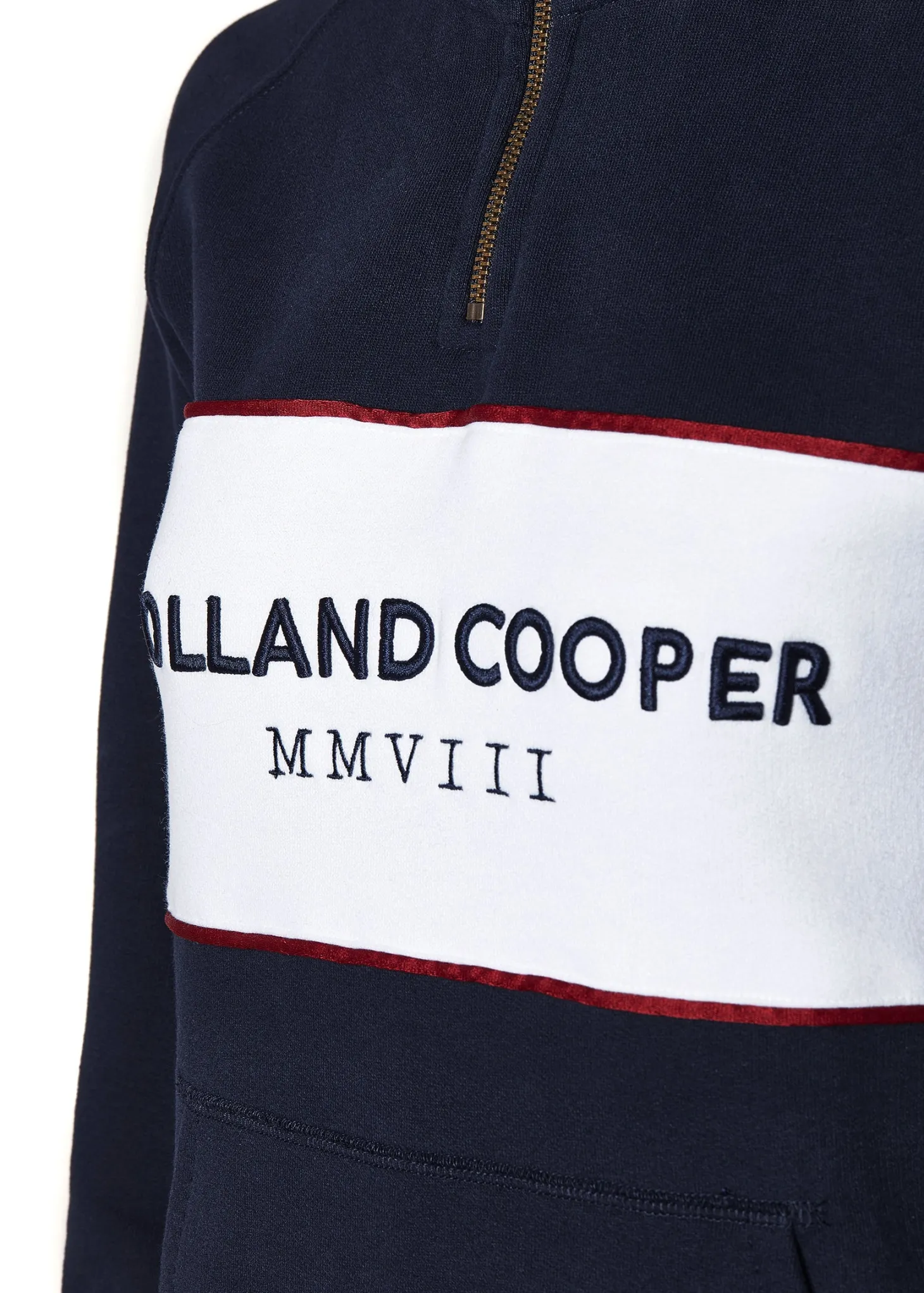 Sporting Heritage Zip Henley (Ink Navy)