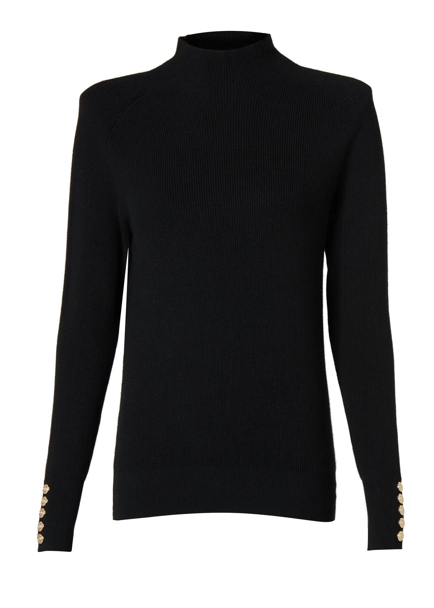 Tara High Neck Knit (Black)