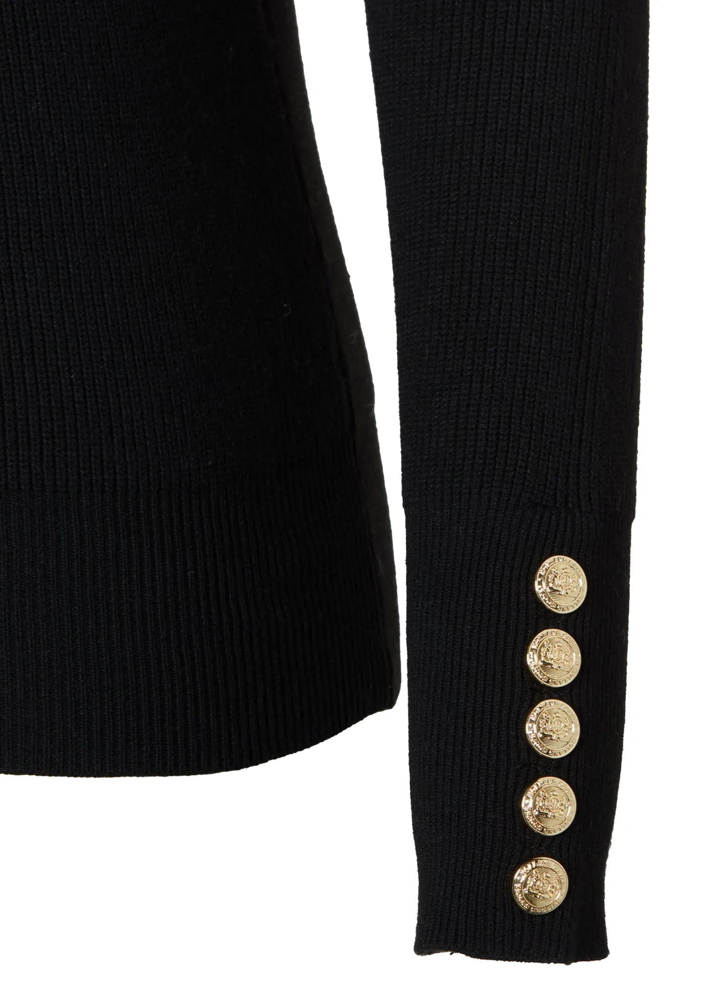 Tara High Neck Knit (Black)