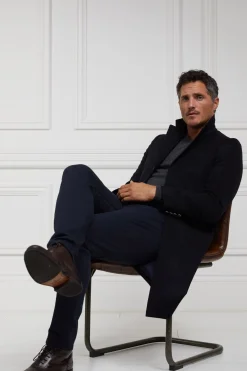 The Cheltenham Coat (Soft Navy)